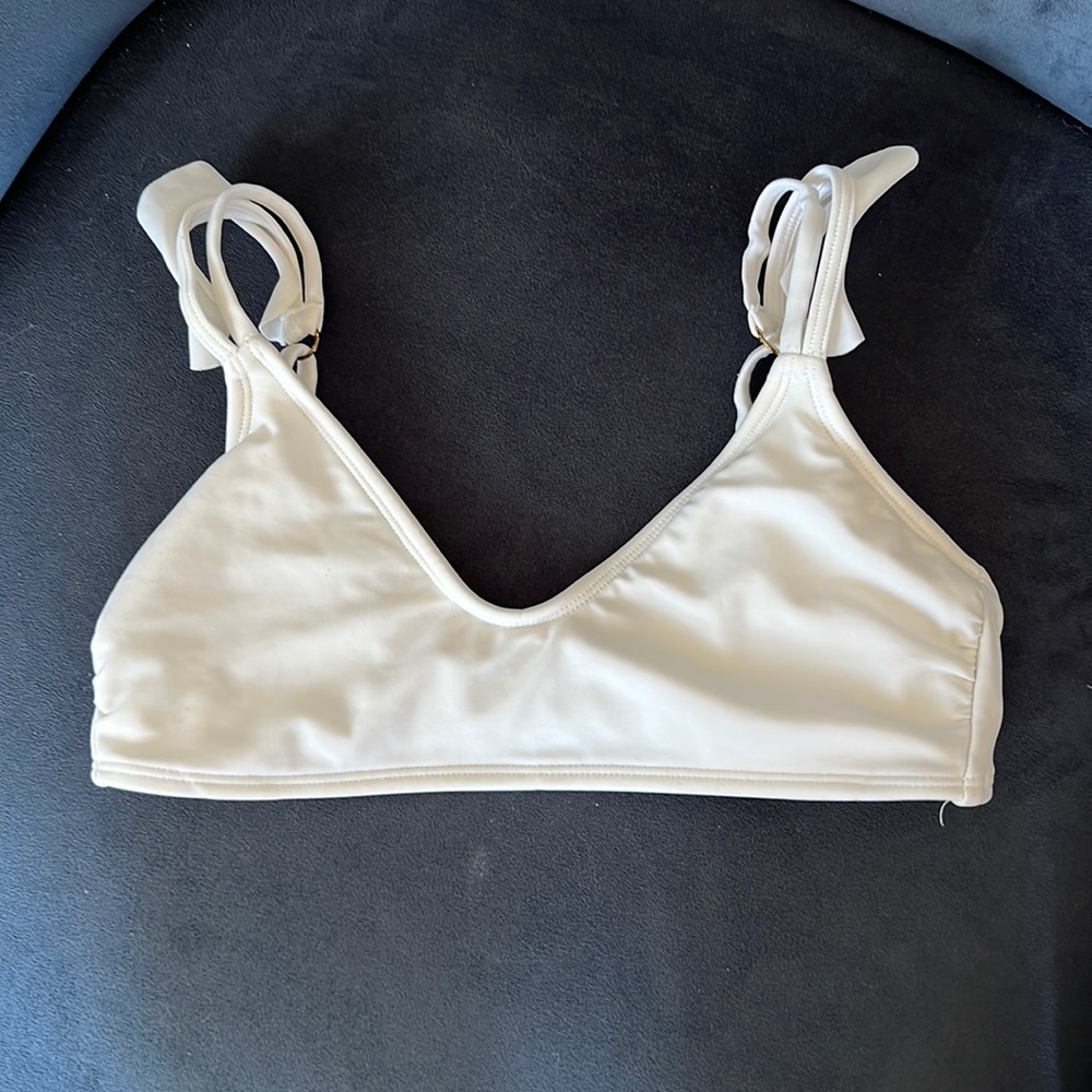 White bikini top